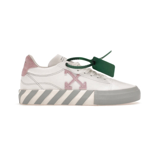 Off White Vulc Low Canvas White Light Pink Grey