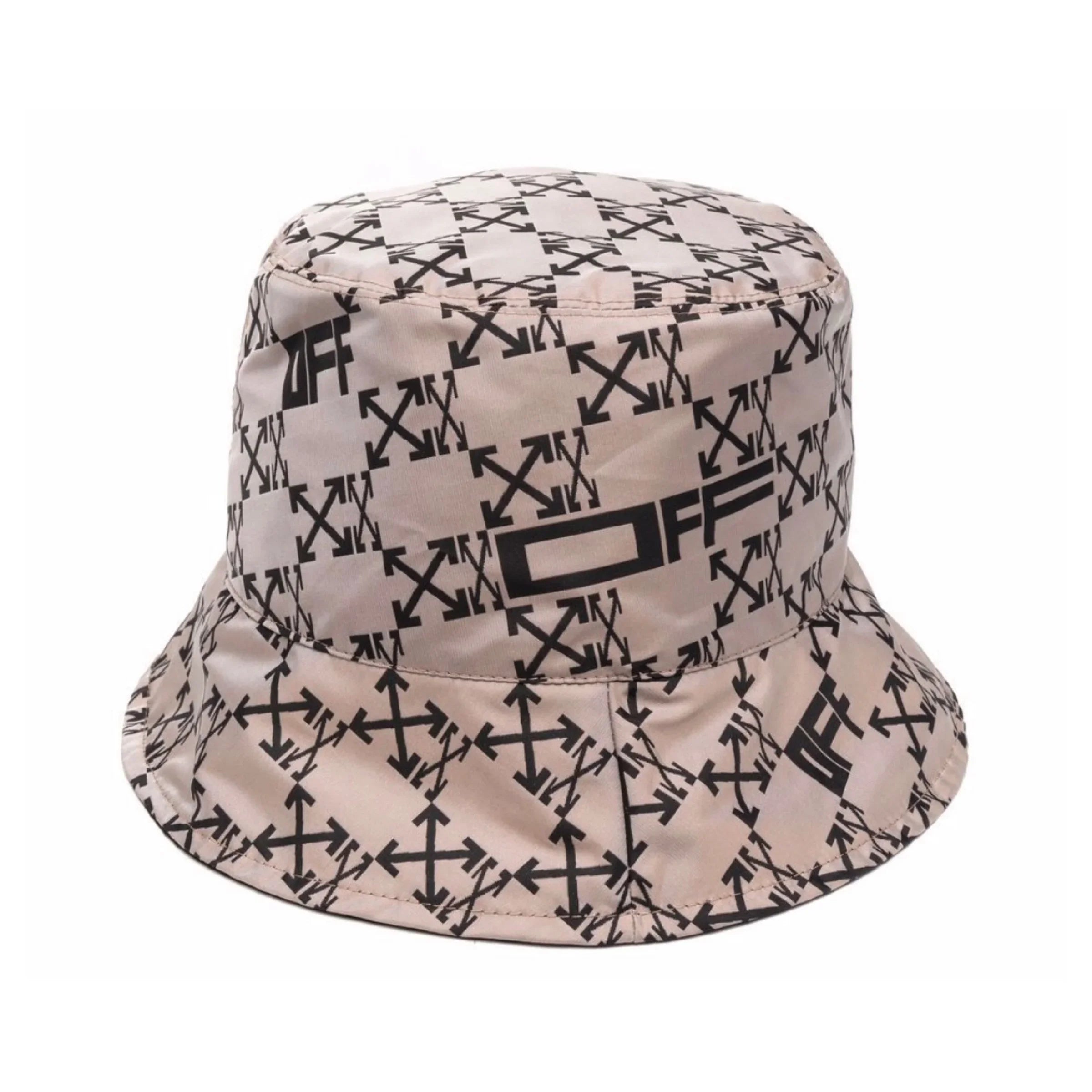 Off White Monogram Reversible Arrows Monogram Bucket Hat