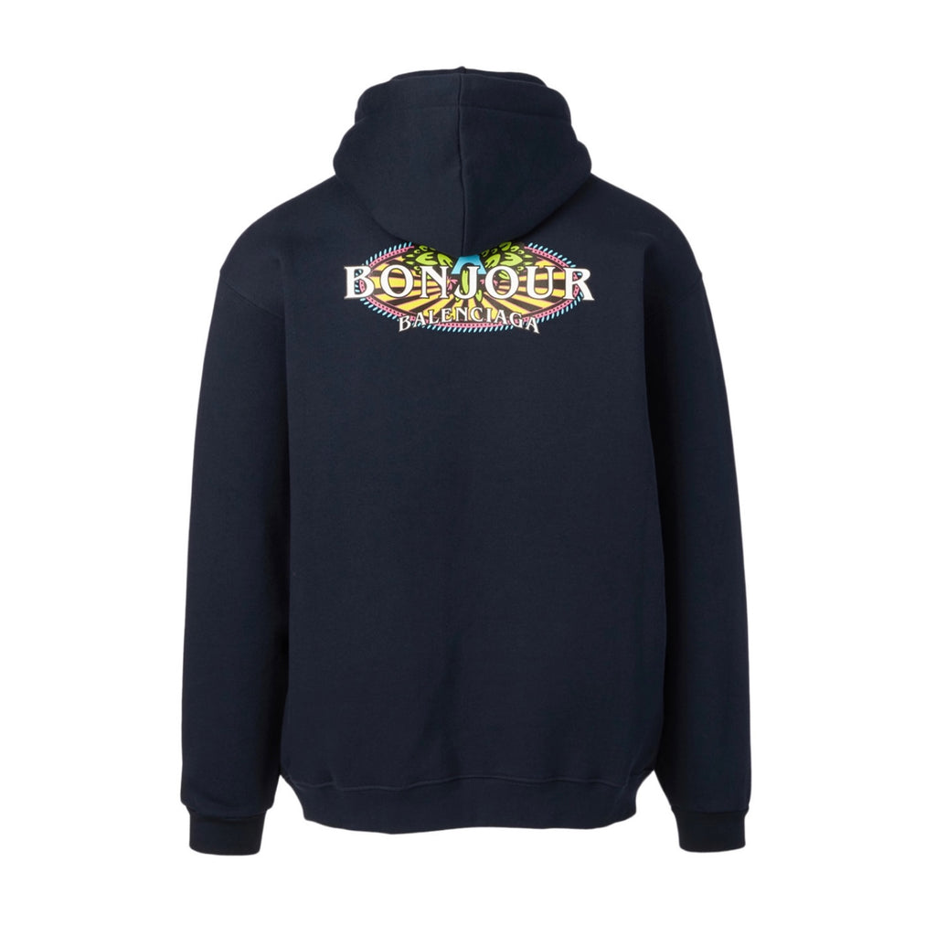 Balenciaga Bonjour Cotton Hoodie