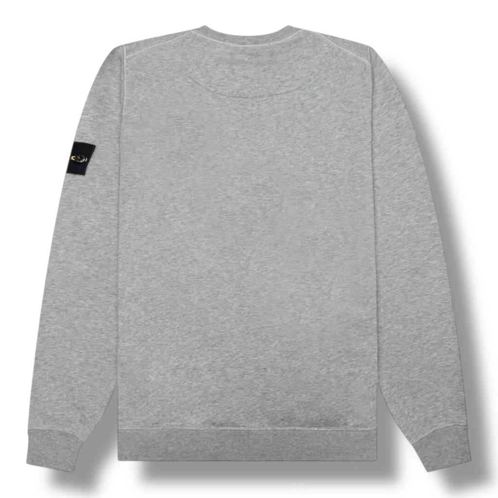 Stone Island Heather Gray Crewneck