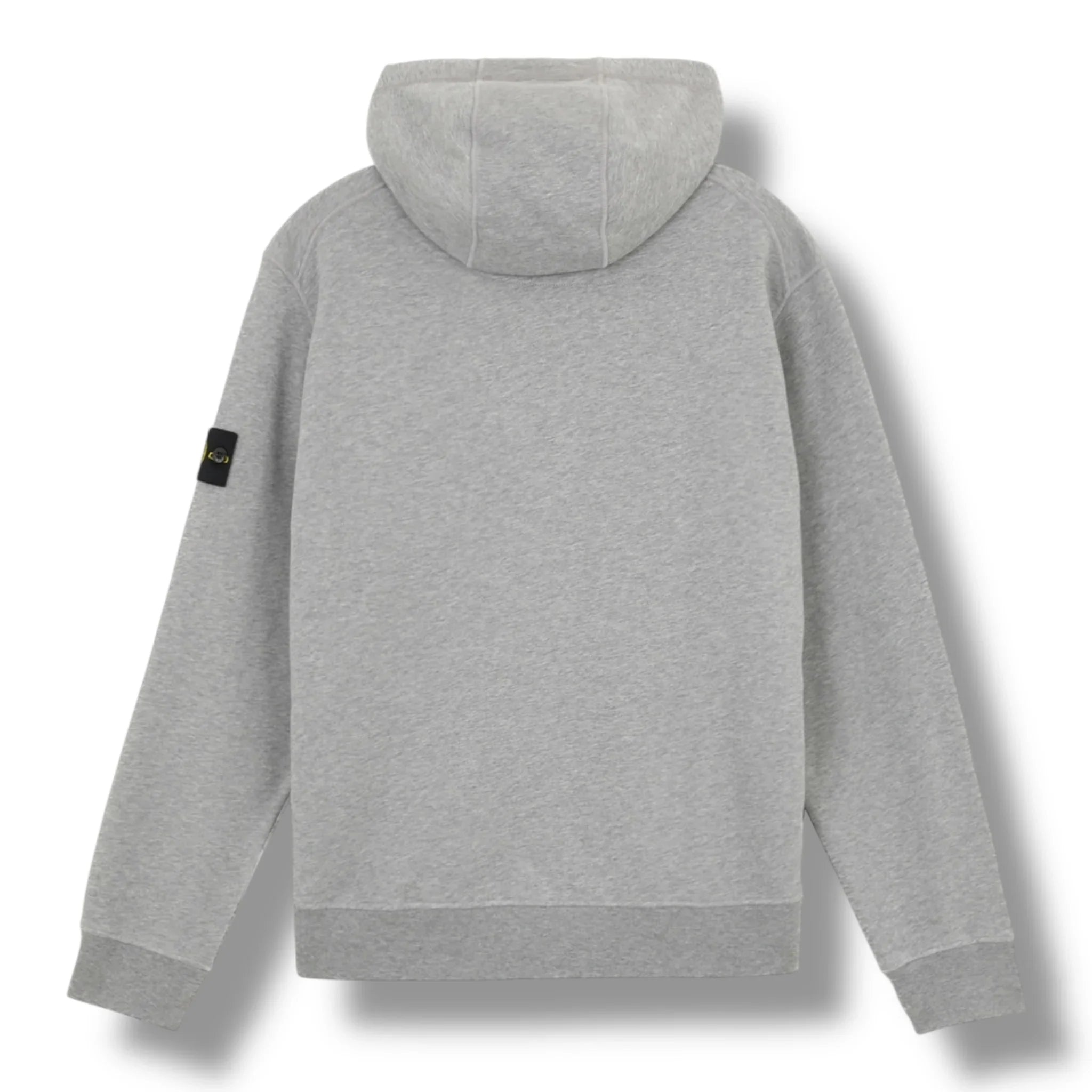 Stone Island Organic Cotton Gray Zip Hoodie