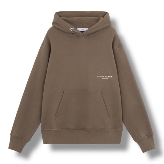 Stone Island Marina Ghost Series Brown Hoodie
