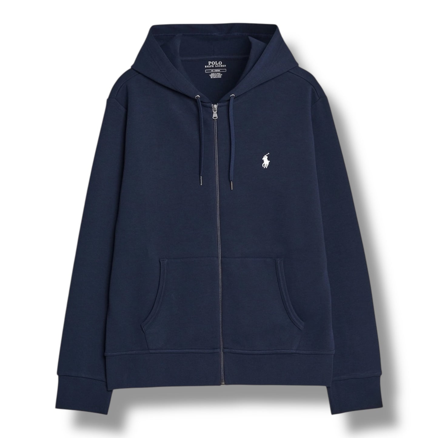 PRL ZIP HOODIE NAVY