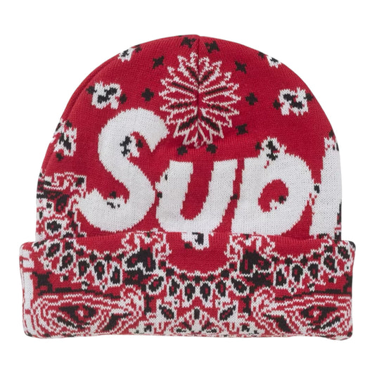 Supreme Bandana Logo Beanie