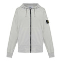 Stone Island Organic Cotton Hoodie Ice Blue