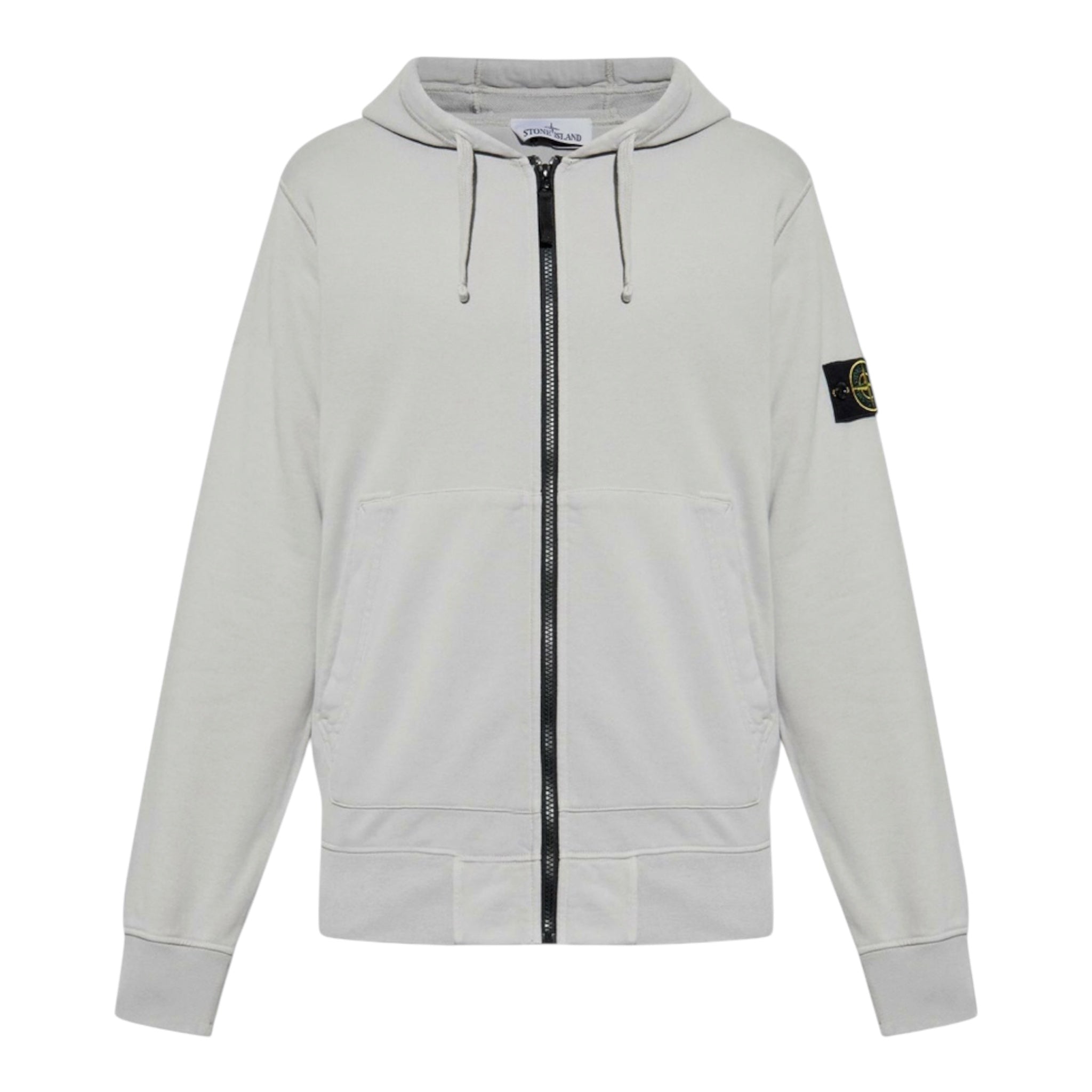 Stone Island Organic Cotton Hoodie Ice Blue