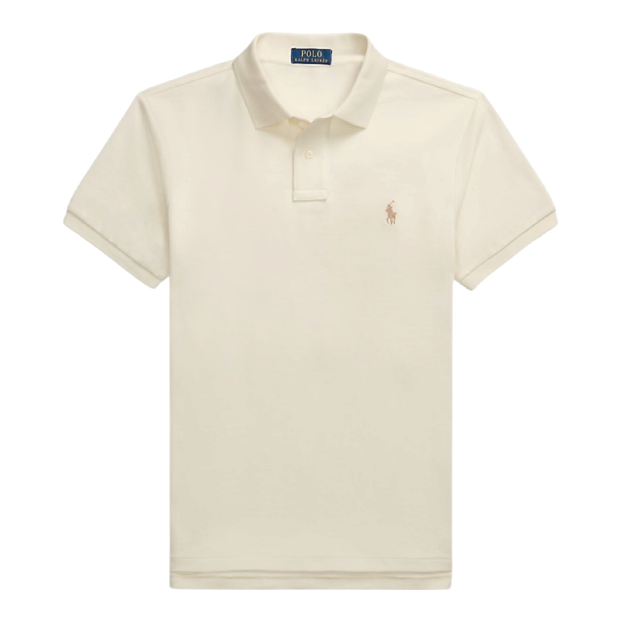 PRL Classic Fit Polo Shirt Cream