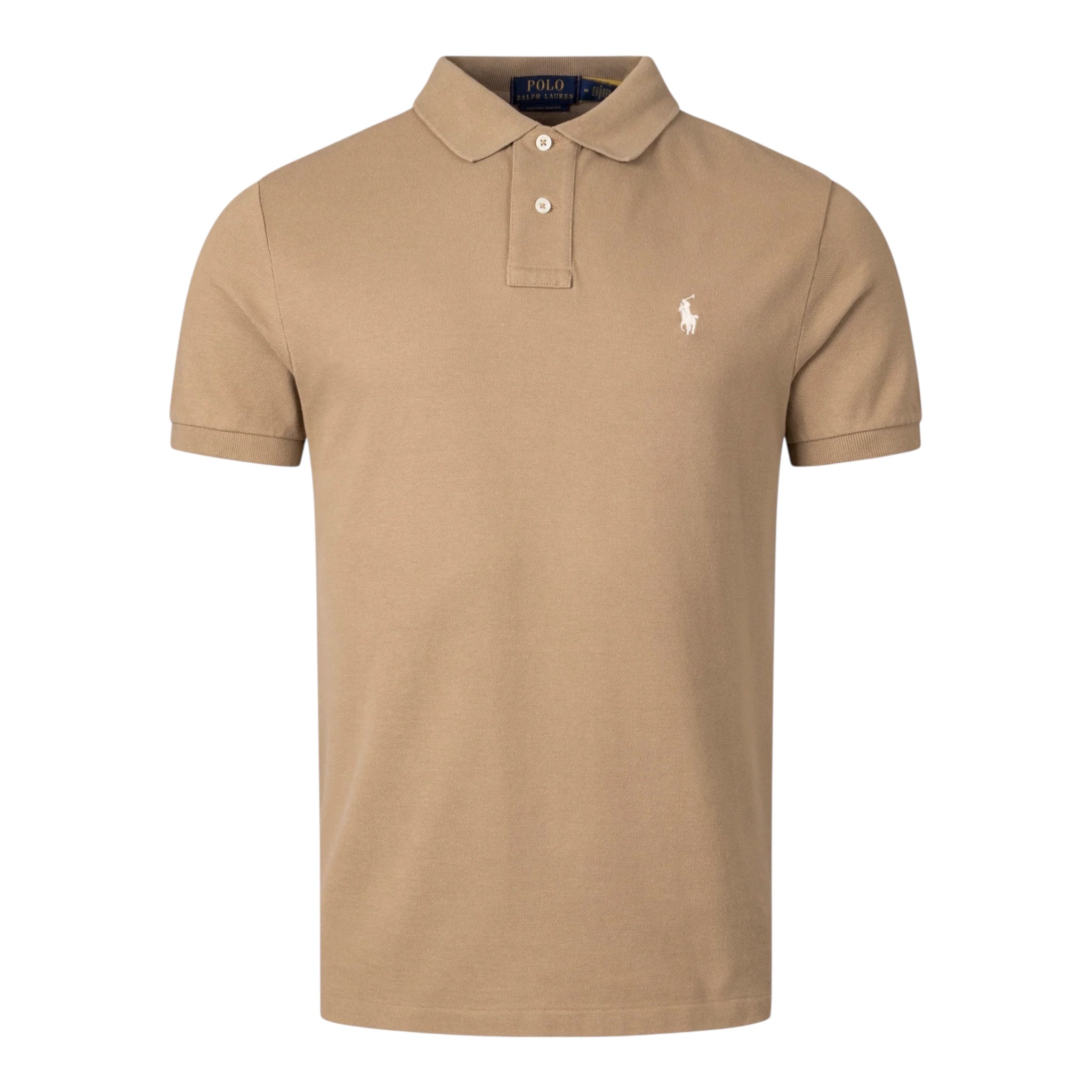 PRL Classic Fit Polo Shirt Tan