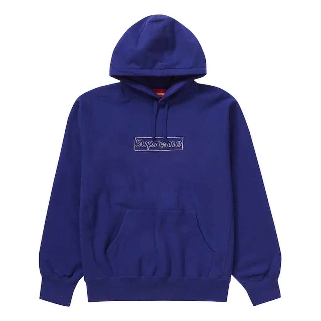 Supreme KAWS Chalk Logo Hooded Sweatshirt