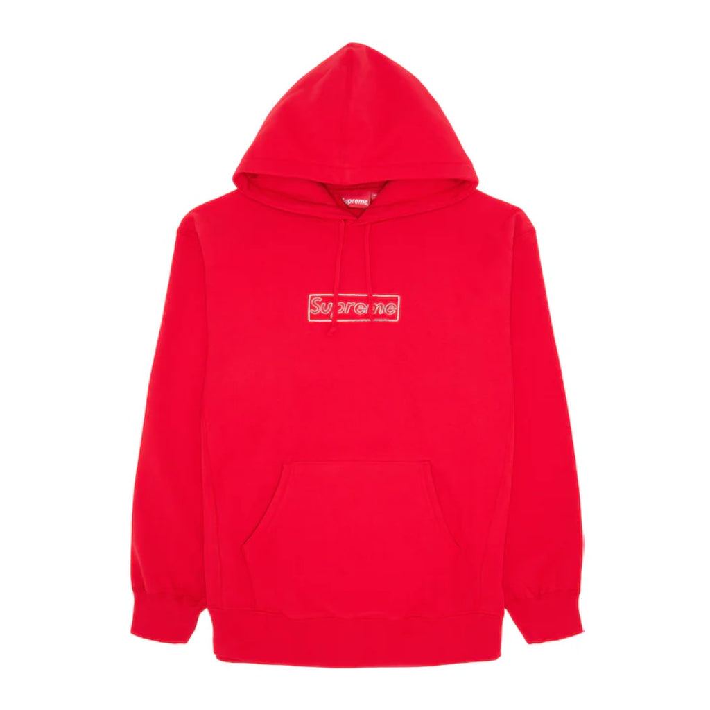 Supreme KAWS Chalk Logo Hooded Sweatshirt