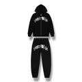 Trapstar Wildcard Chenille Hoodie Tracksuit Black Monochrome Edition