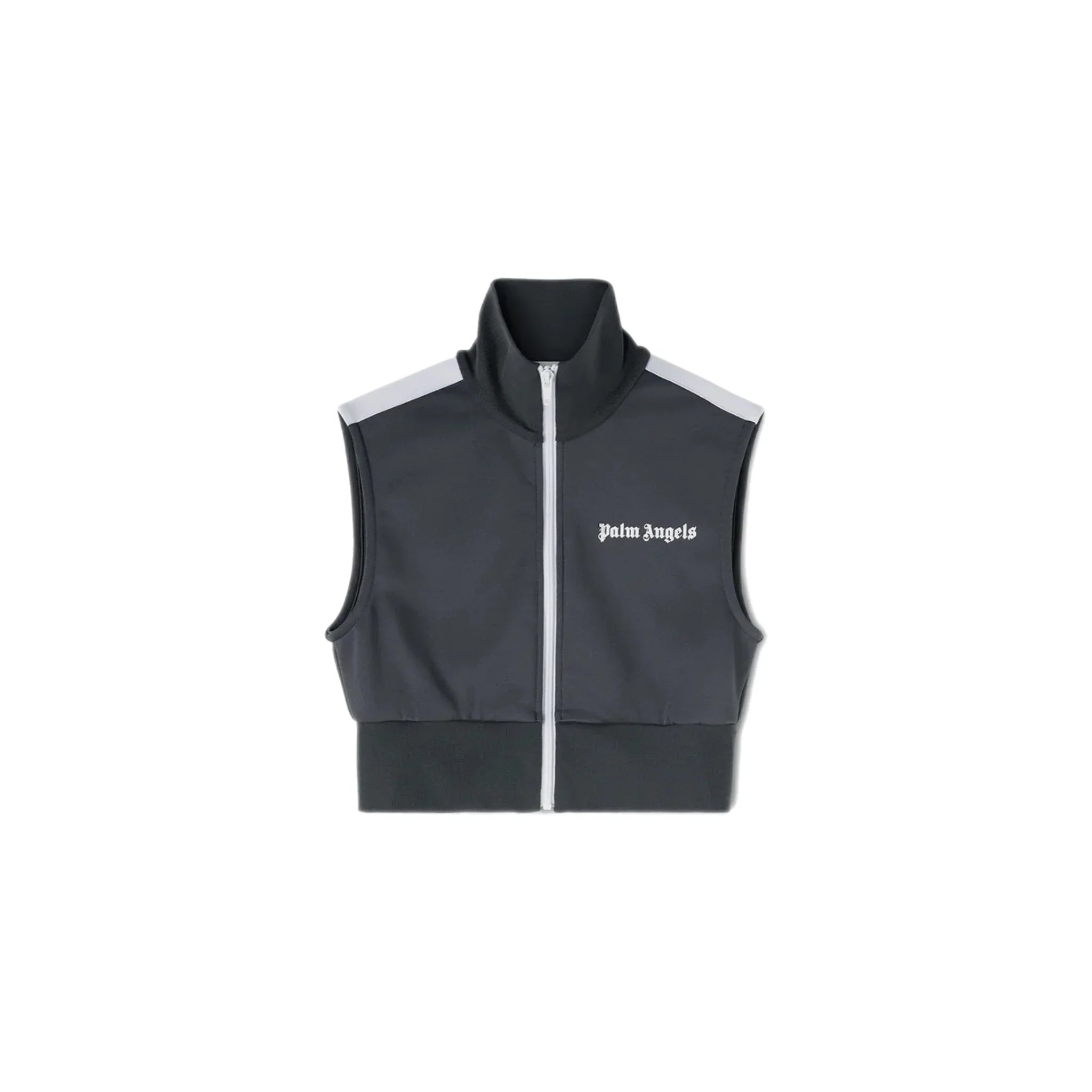 Palm Angels Classic Track Vest Dark Grey White