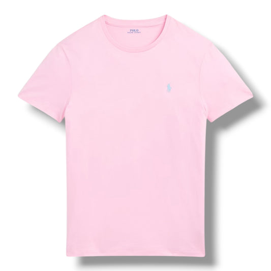 PRL Custom Slim Fit Tee Pink / Baby Blue