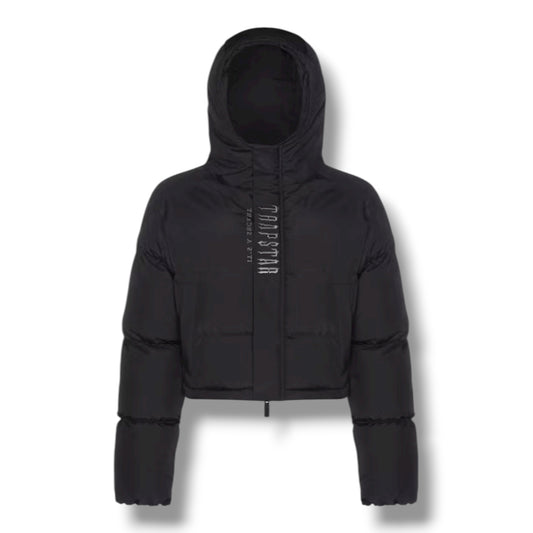 Trapstar Wmns Decoded 2.0 Hooded Puffer Black / Grey