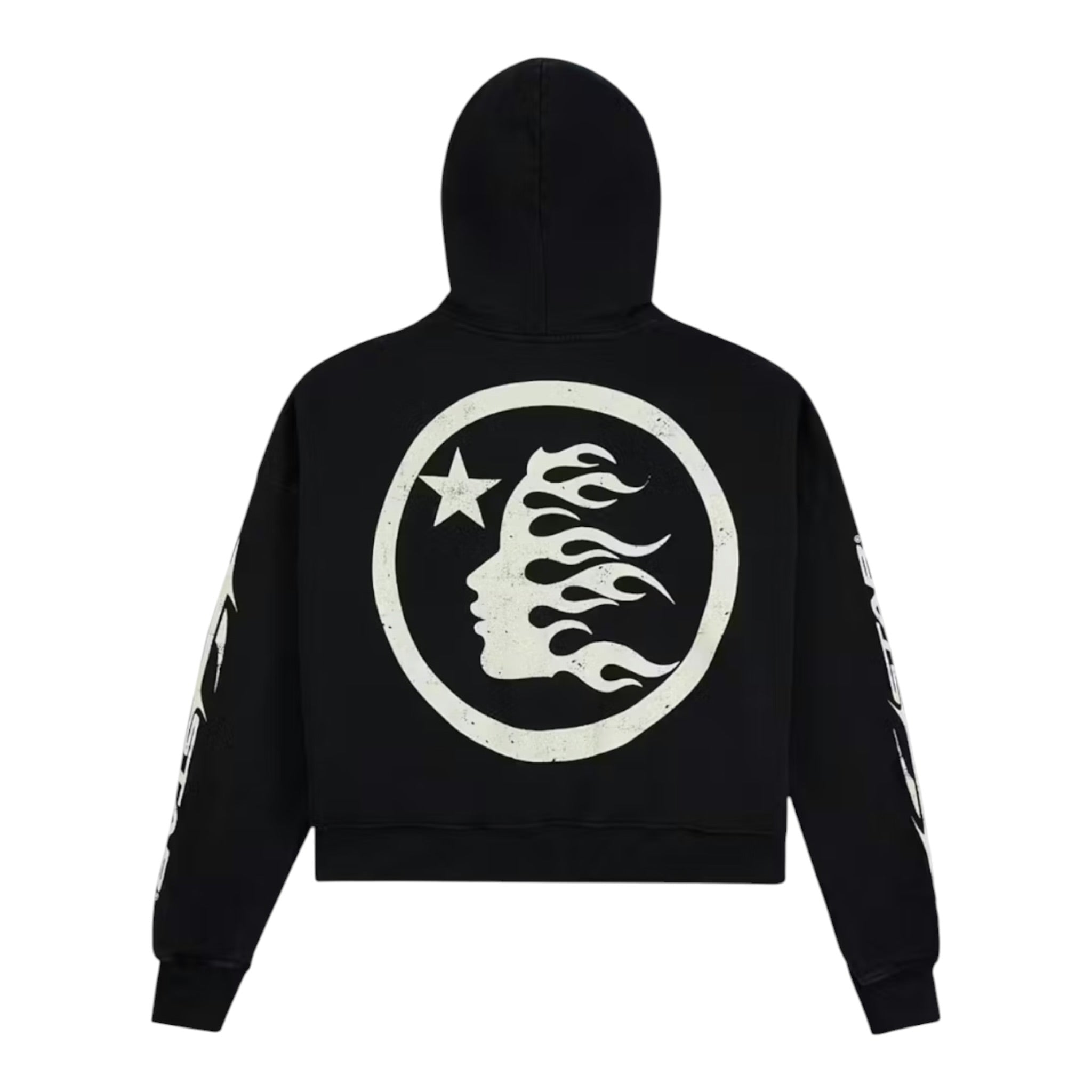 Hellstar Flame Hoodie Black
