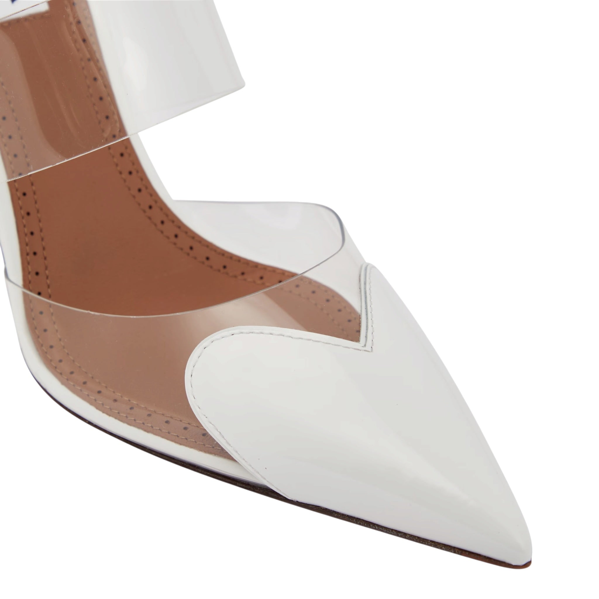Alaia Paris Le Cœur Mules in Patent Leather
