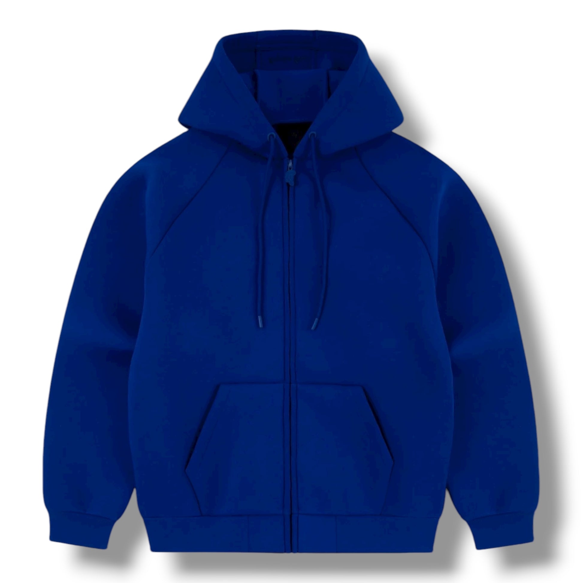 Syna Neoprene Zip Hoodie Blue