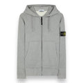 Stone Island Zip Hoodie Gray Marl