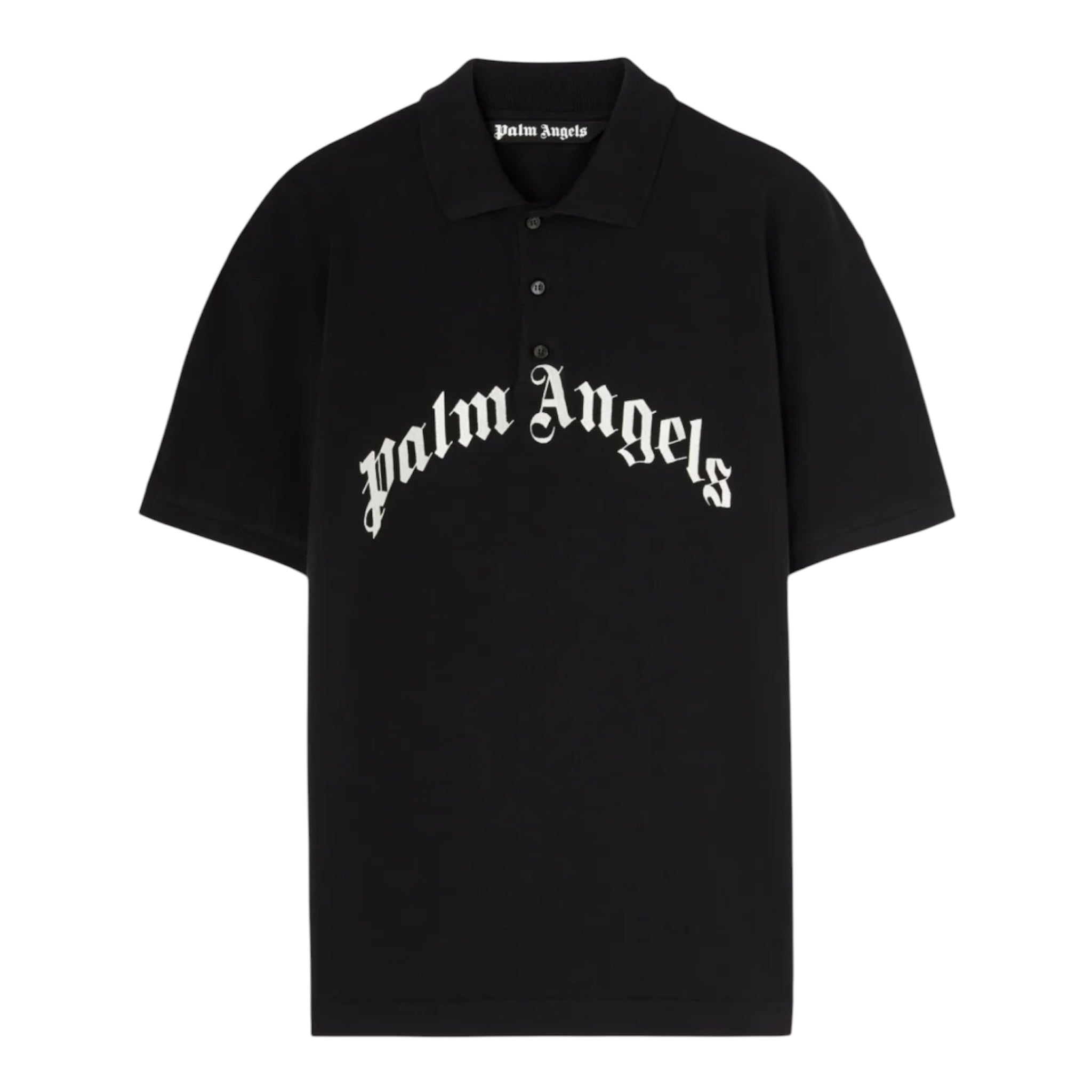 Palm Angels Logo Print Polo
