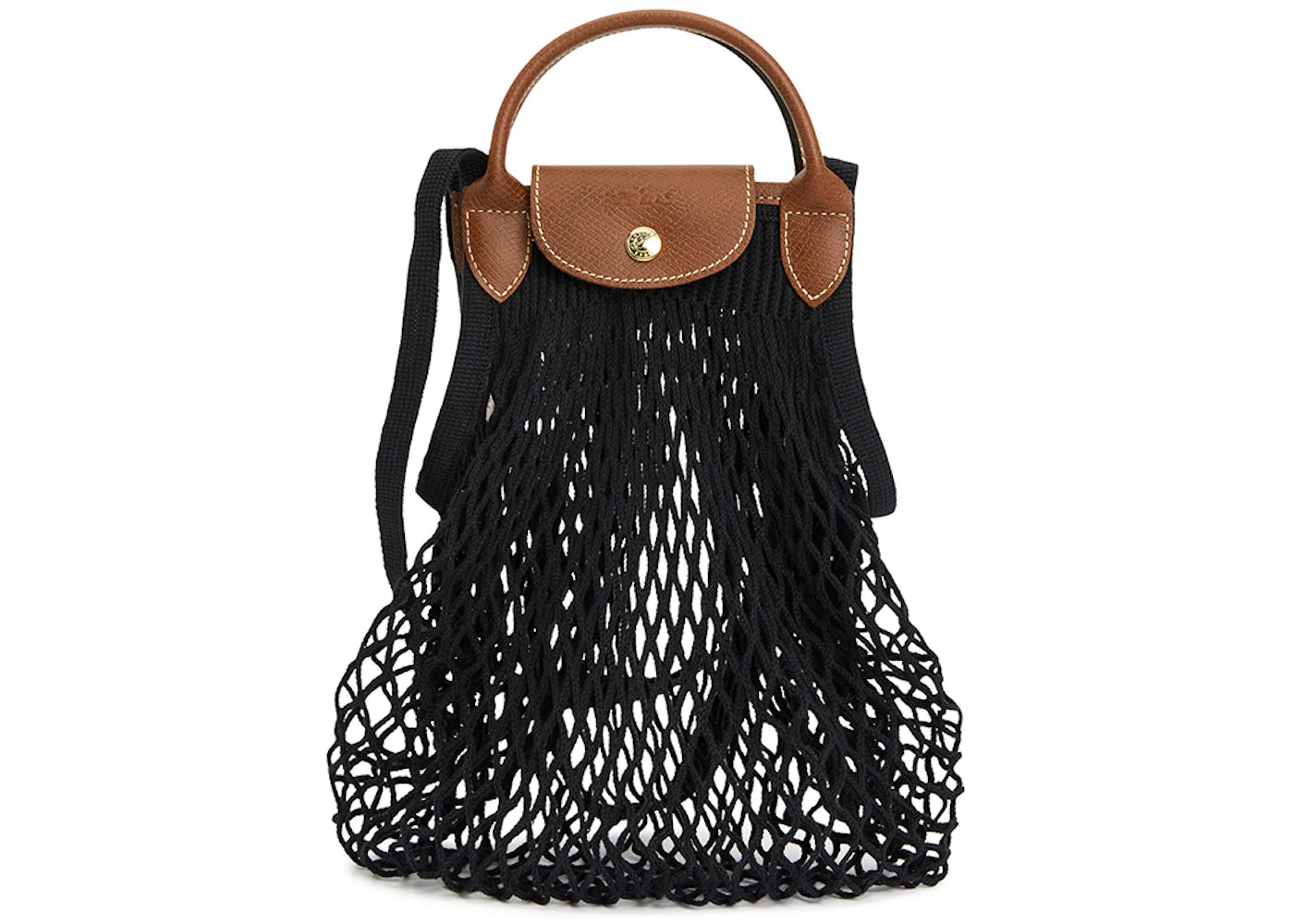 Longchamp Le Pliage Filet L Tote Bag Black