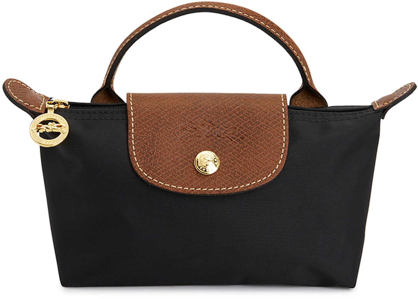 Longchamp Le Pliage Pouch Tote Black