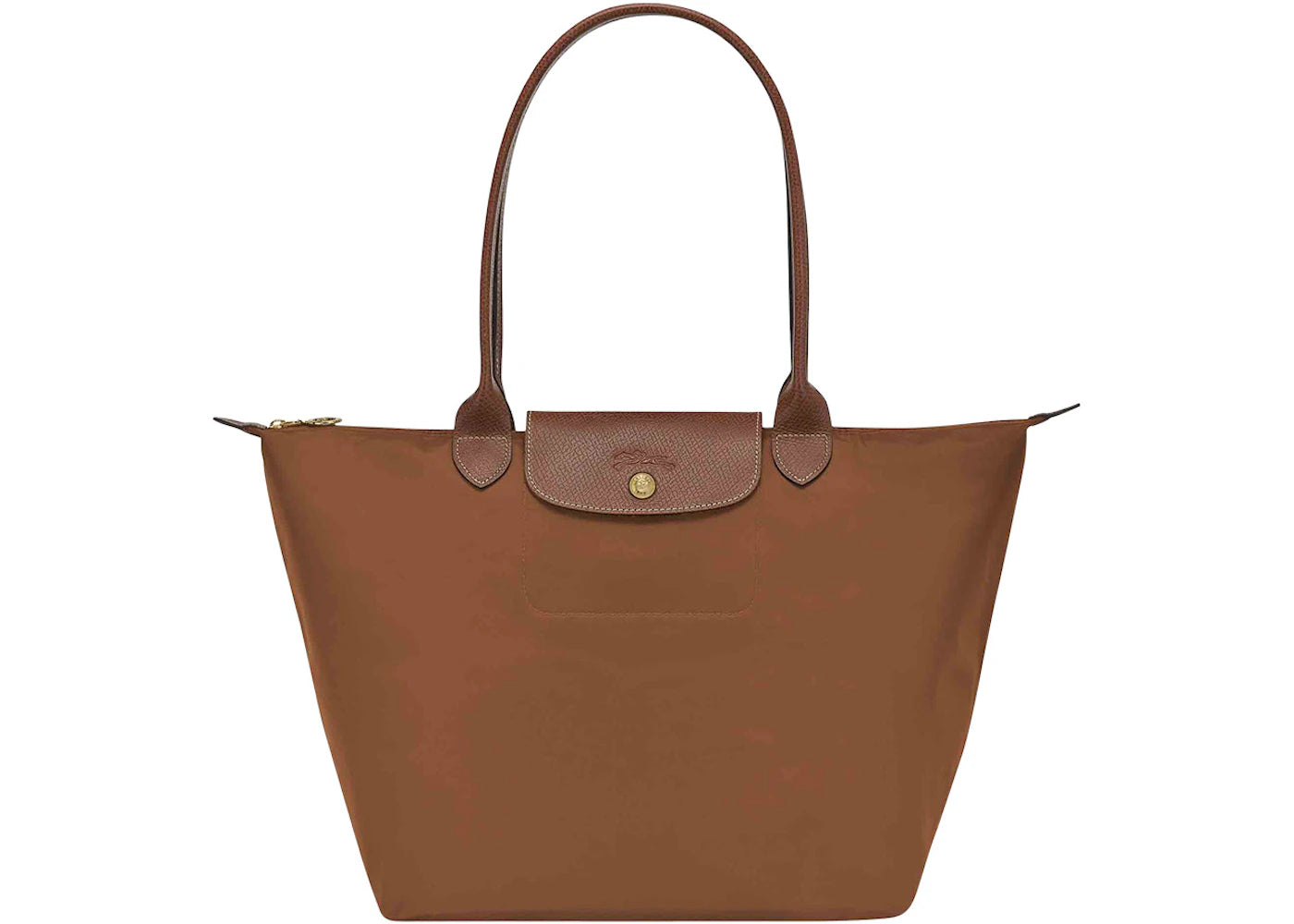 Longchamp Le Pliage Shoulder Bag L Cognac