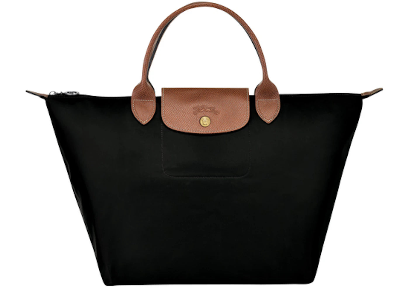 Longchamp Le Pliage Top Handle Bag M Black
