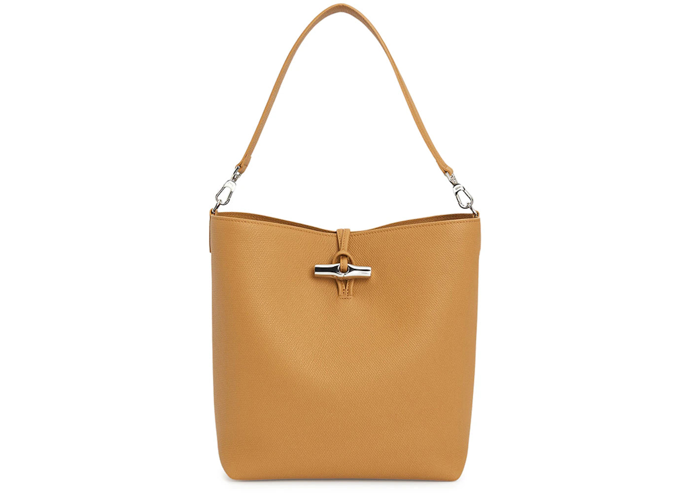 Longchamp Le Roseau M Hobo Bag Camel