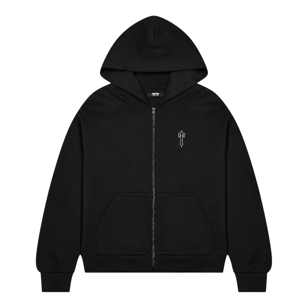 Trapstar Foundation Zip Hoodie Black/White