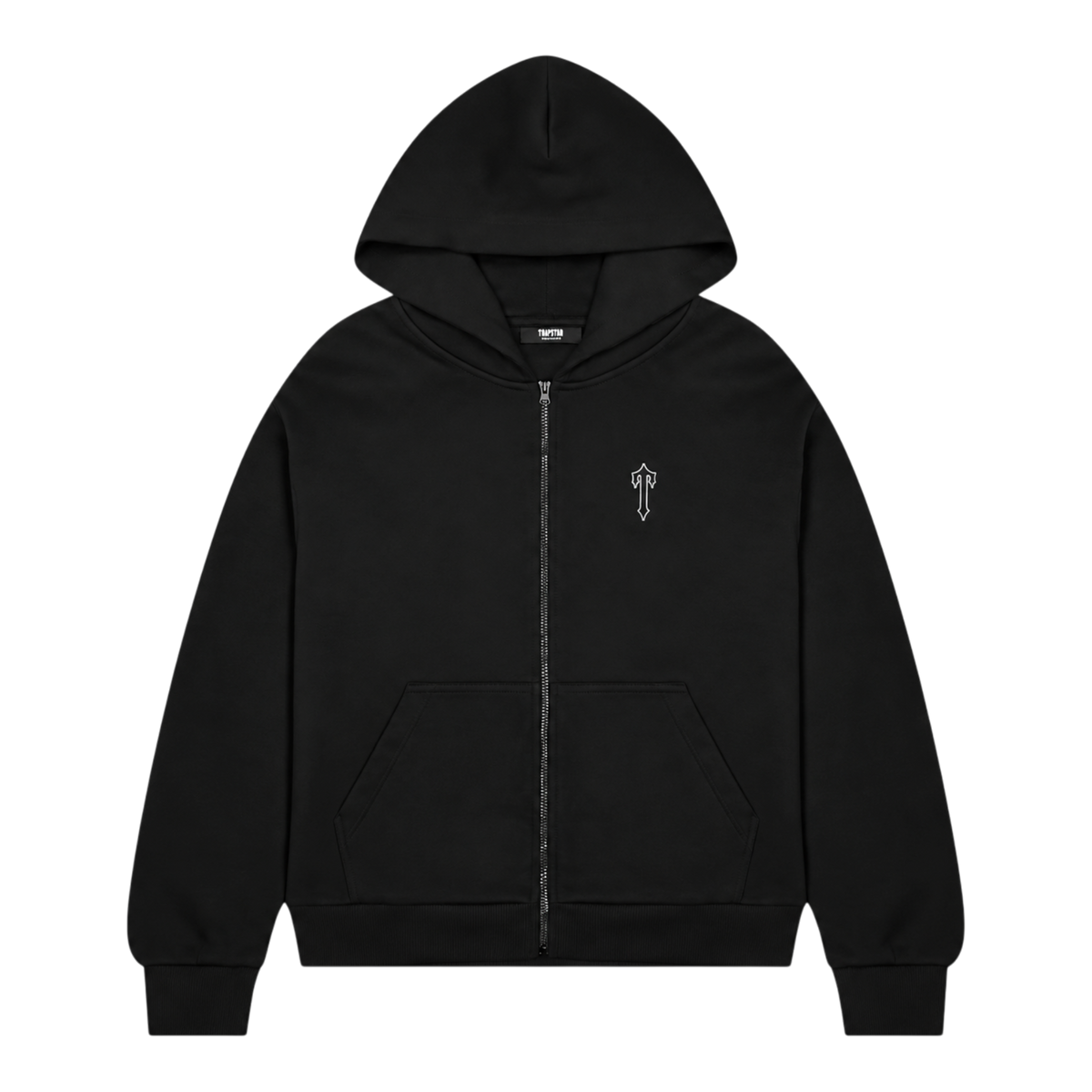 Trapstar Foundation Zip Hoodie Black/White