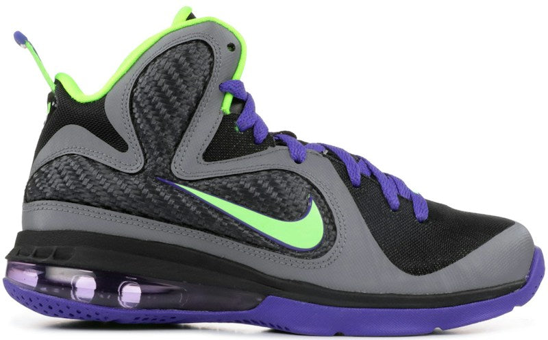 Nike LeBron 9 Black Electric Green Court Purple (GS)