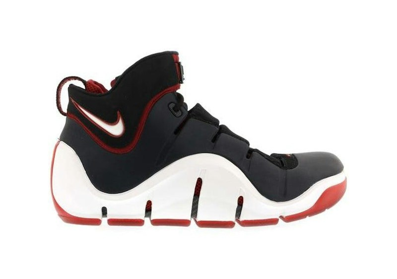 Nike LeBron 4 Black White Red
