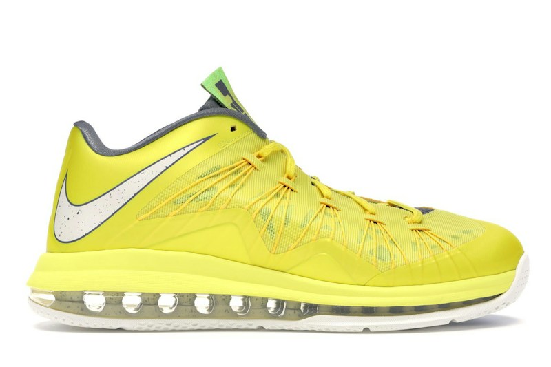 Nike LeBron X Low Sonic Yellow