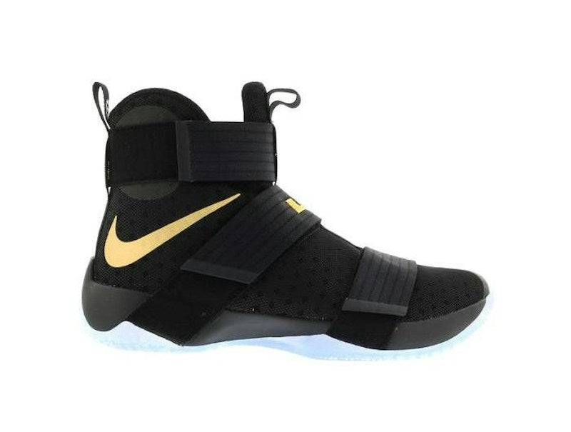 Nike LeBron Zoom Soldier 10 Black Gold (Nike iD)