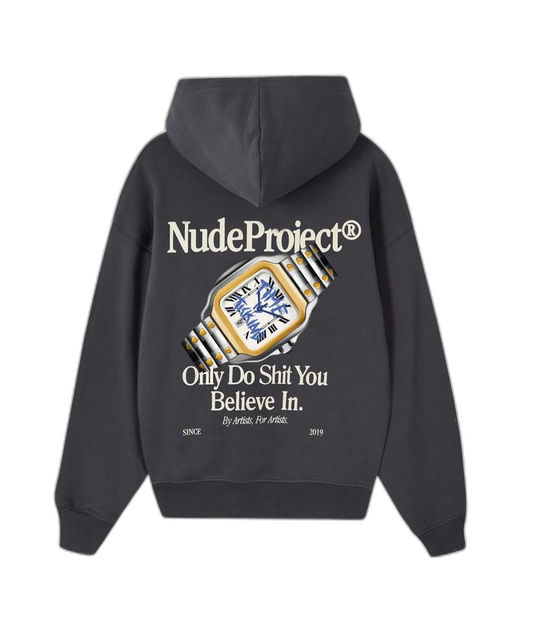 Nude Project Time Black Hoodie