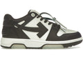OFF-WHITE Out Of Office "OOO" Low Tops Chocolate Cream