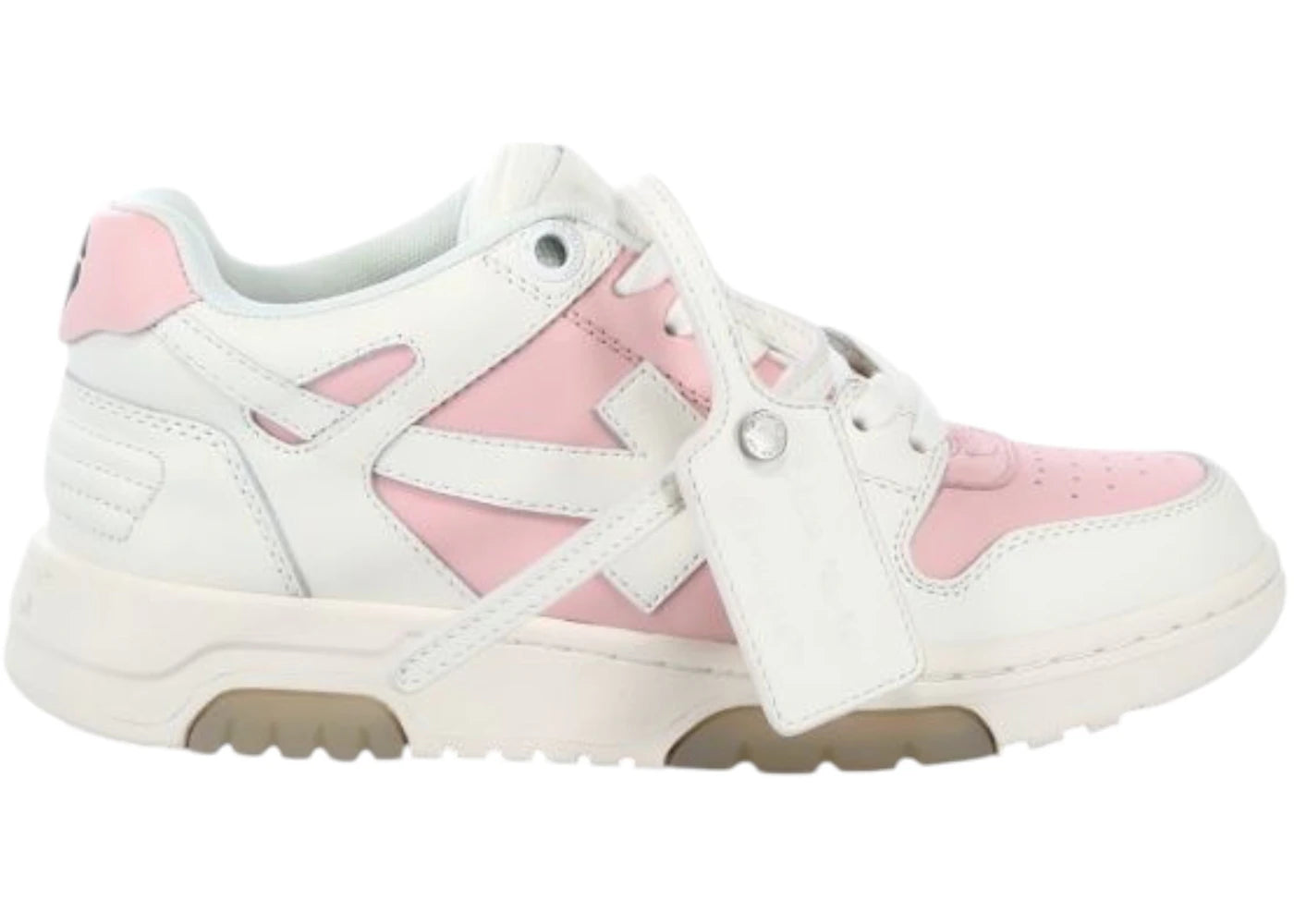 OFF-WHITE Out Of Office OOO Low Tops Pink White (Women's)