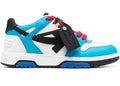 OFF-WHITE Out Of Office OOO Low Tops White Arctic Blue Red