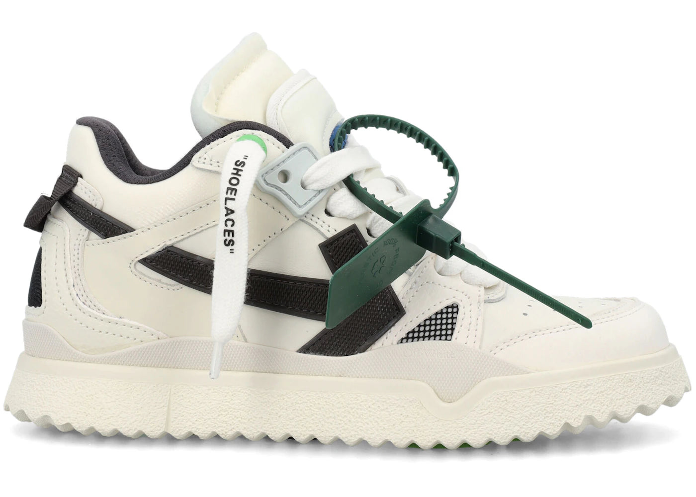 OFF-WHITE Sponge Mid Top White Black (Women's)