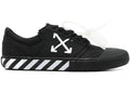 OFF-WHITE Vulc Undercut Low Canvas Black White