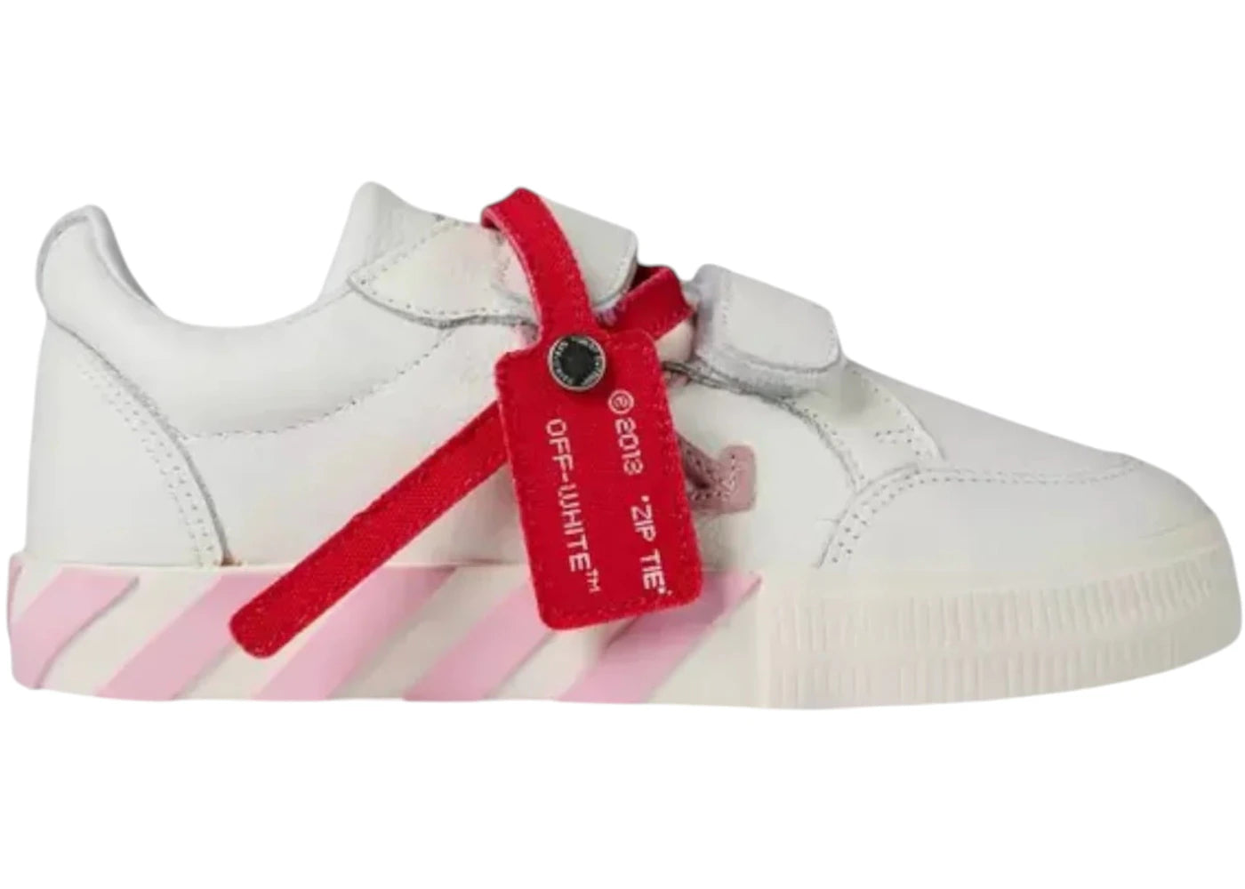 OFF-WHITE Vulcanised White Pink Sneakers White Pink (Kids)