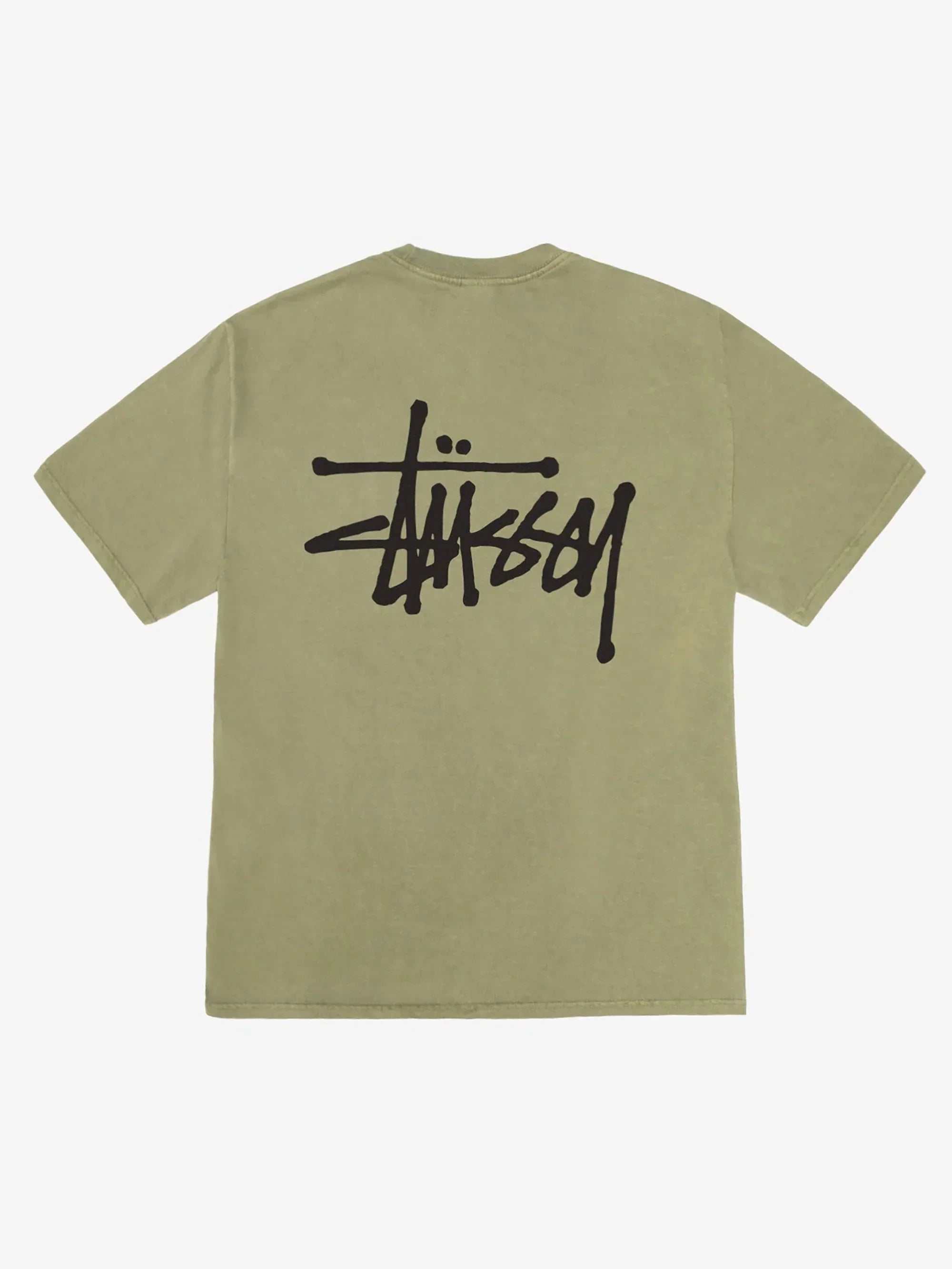 Stüssy OG Logo Olive Tee