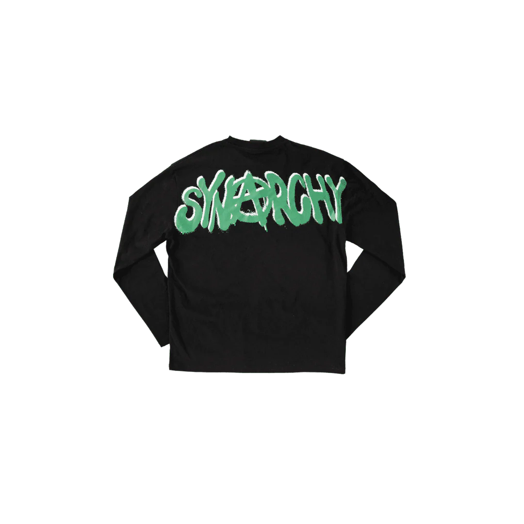 Synarchy Longsleeve Tee BLACK / GREEN