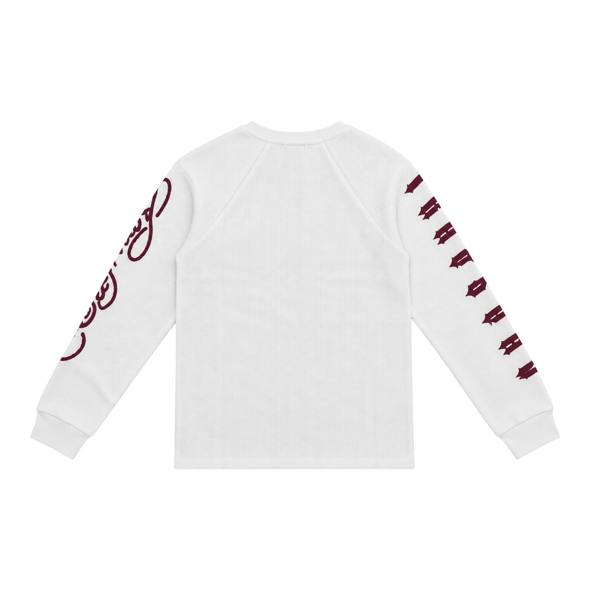 Trapstar x Ed Hardy Waffle Longsleeve Sweatshirt White