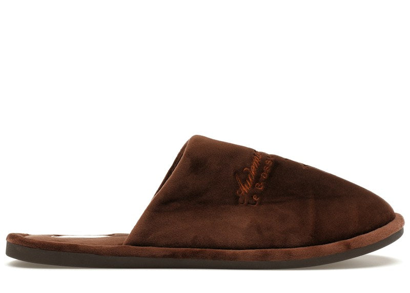 Travis Scott CJ x Audemars Piguet House Slippers Brown Velvet