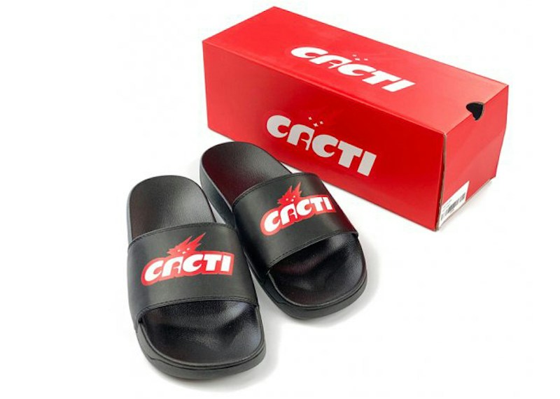 Travis Scott Cacti Slide Black Red