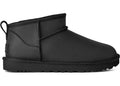 UGG Classic Ultra Mini Leather Boot Black (Women's)