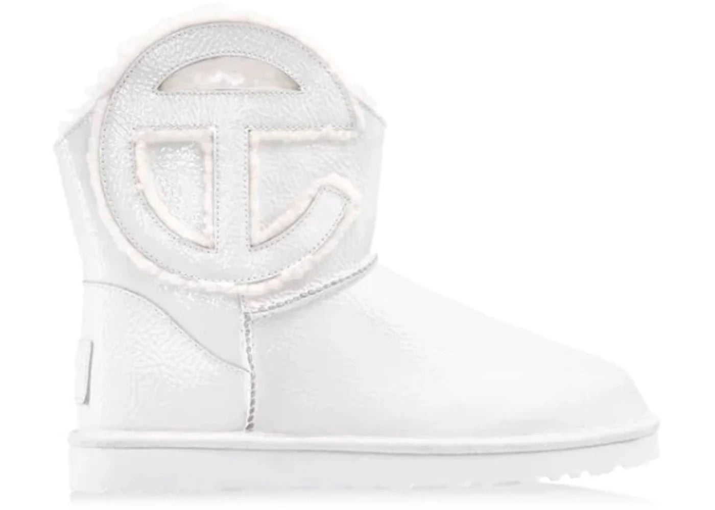 UGG x Telfar Logo Mini Crinkle White