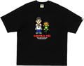 Syna BAPE x SPOTIFY by CENTRAL CEE BABY MILO RELAXED FIT TEE - BLACK