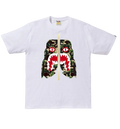 Bape A Bathing Ape Camo Tiger Tee White